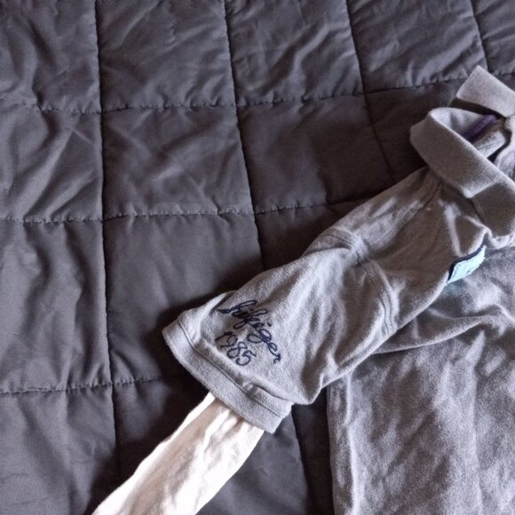 2 tommy hilfiger long sleeve polo shirts. boys size 12-14 - Picture 10 of 12